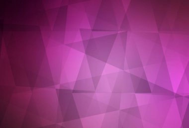 Açık pembe vektör çokgen arka plan. Çokgen soyut çizim ve gradyan. Marka kitabınız için yeni şablon.