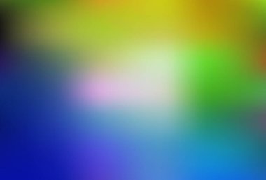 Açık mavi, sarı vektör renkli soyut arkaplan. Görüntü stili ve gradyanı olan yeni renkli çizimler. İşiniz için en iyi bulanık tasarım..