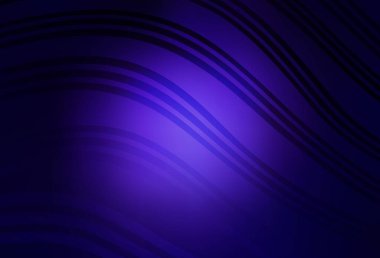 Koyu mor çizgili vektör arkaplan. Alnında çizgiler olan soyut bir çizim. Reklamınız için yepyeni tasarım..