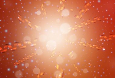 Açık Kırmızı vektör düzeni Yeni Yıl tarzında. Noel tarzında renkli bir tasarım ve eğilim. Harfler ve tipografi için şablon.