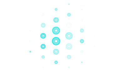 Açık Pembe, daireli mavi vektör şablonu. Doğa tarzında bulanık halkaları olan güzel renkli çizimler. İş ilanınız için tasarım.