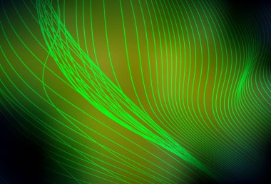 Koyu yeşil, sarı vektör renkli bulanık arkaplan. Soyut renkli gradyan çizimi. Tasarımlar için arka plan.