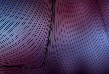 Koyu mor çizgili vektör deseni. Yaratıcı illüstrasyon, yarım tonlu ve eğimli. Web siteniz için soyut tasarım.