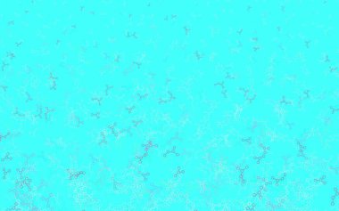 Açık yeşil, yapay zeka ağlı kırmızı vektör deseni. Soyut şablondaki yapay zeka şekilleriyle parlayan illüstrasyon. Teklif verilerinin tanıtımı için akıllı tasarım.