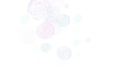 Güllerle soyut ışık çok renkli vektör deseni. Çiçeklerle süslenmiş soyut çizimler. Marka kitabınız için yeni şablon.