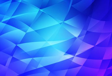 Açık Pembe, Mavi vektör çokgen arkaplan. Üçgenli parlak renkli çizimler. Web siteniz için yeni bir doku.