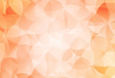 Açık Turuncu vektör eğimli şablon. Çokgen şekilli bir örnek. Dizaynınız için üçgen desen.