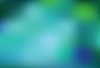 Açık yeşil vektör bulanık desen. Soyut ve gradyan renkte renkli çizimler. Marka kitabı için zarif bir arkaplan.