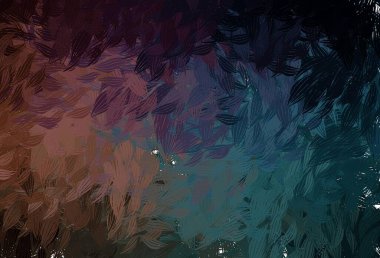 Lacivert, rastgele şekilli kırmızı vektör deseni. Renkli rastgele şekillerle modern soyut illüstrasyon. İşiniz için en iyi akıllı tasarım.