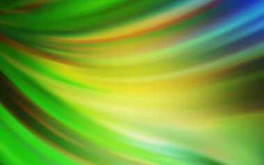 Açık yeşil, sarı vektör ışıltılı soyut düzen. Görüntü stili ve gradyanı olan yeni renkli çizimler. Tasarımının yeni yolu.