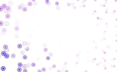 Açık Mor, benekli pembe vektör arkaplan. Doğa tarzında renkli baloncuklu soyut illüstrasyon. Duvar kağıtlarının dokusu için desen.
