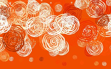 Açık Kırmızı, sarı vektör çizim şablonu ve güller. Parlak renkli resimli çiçekler. Ağ ve ambalaj için elle boyanmış tasarım.