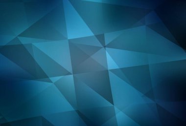 Açık BLUE vektör çokgen arkaplan. Yarım ton şeklinde, üçgenli yaratıcı illüstrasyon. Pankartın için tamamen yeni bir şablon.