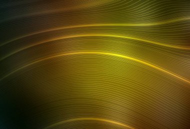 Koyu yeşil, sarı vektör parlak şablonu bulanıklaştırdı. Gradyan ile modern soyut çizim. İşiniz için yepyeni bir tasarım..