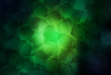 Rastgele şekilli koyu yeşil vektör deseni. Rastgele şekillerle soyut tarzda dekoratif tasarım. Kartvizitiniz için modern tasarım.