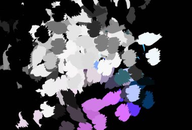 Koyu pembe, Memphis şekilli sarı vektör arkaplan. Renkli rastgele şekillerle modern soyut illüstrasyon. Duvar kağıtları için zarif tasarım.