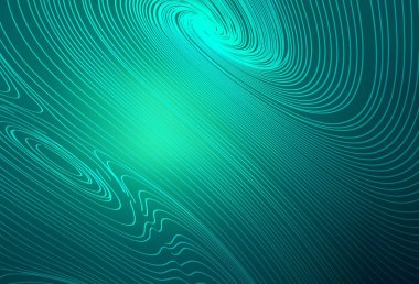 Açık yeşil çizgili vektör arkaplanı. Çağdaş gradyan soyut çizgileri olan çizimler. Tasarımınız için desen.