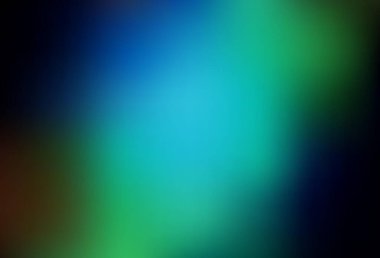 Koyu mavi, sarı vektör parlak şablonu bulanıklaştırdı. Gradyan ile modern soyut çizim. Bir cep telefonu için arka plan.