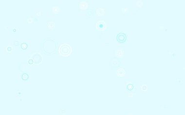 Açık pembe, küreli mavi vektör deseni. Renkli su damlaları olan modern soyut çizimler. İş ilanınız için tasarım.