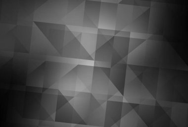 Light Gray vektörü soyut çokgen desen. Üçgenli modern soyut çizim. Web siteniz için çokgen tasarım.