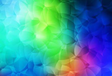 Açık mavi, soyut şekilli yeşil vektör arkaplan. Soyut gradyan şekilli basit renkli çizimler. Kartvizitiniz için modern tasarım.