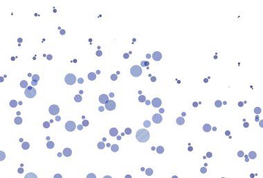 Kabarcıklı hafif BLUE vektör arkaplanı. Soyut arka planda bulanık kabarcıklar ve renkli gradyan. İş ilanınız için tasarım.