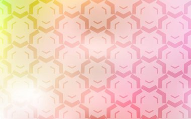 Açık turuncu çizgili vektör deseni. Değişken çizgileri olan renkli geometrik örnek. İşiniz için yepyeni bir tasarım..