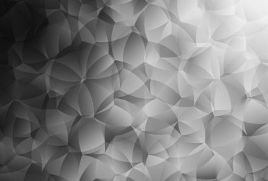 Soyut biçimlerde açık gri vektör dokusu. Soyut gradyan şekilli basit renkli çizimler. İşiniz için en iyi akıllı tasarım.