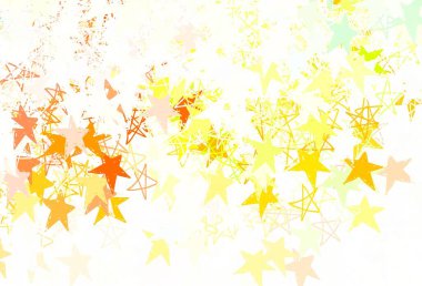 Açık Pembe, renkli yıldızlı yeşil vektör arkaplan. Yıldızlı modern geometrik soyut çizim. Astronomi web siteleri için desen.