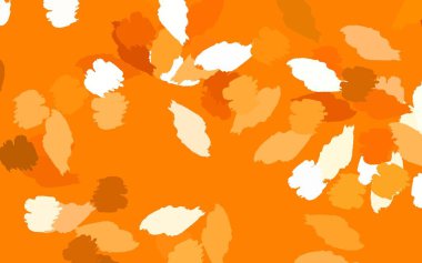 Soyut biçimlerde Light Orange vektör dokusu. Modern tarzda değişen renkli kaotik formlar. Duvar kağıtları için zarif tasarım.