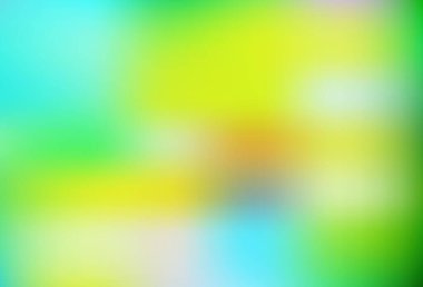 Açık mavi, sarı vektör renkli bulanık arkaplan. Soyut renkli gradyan çizimi. İşiniz için yepyeni bir tasarım..