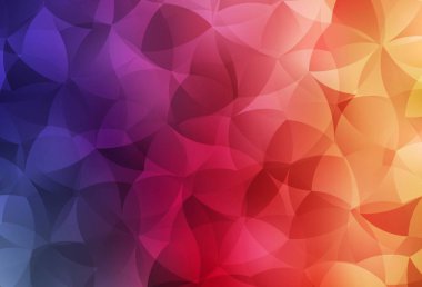 Açık pembe, sarı vektör çokgen desen. Gradyanı olan üçgen geometrik örnek. Web siteniz için çokgen tasarım.