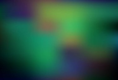 Koyu yeşil vektör arkaplanı bulanıklaştırdı. Soyut renkli gradyan çizimi. İşiniz için en iyi bulanık tasarım..