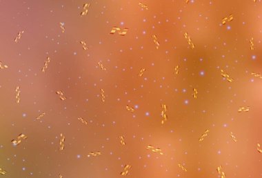 Açık Turuncu vektör arkaplanı tatil tarzında. Noel özellikleriyle basit bir gradyan çizimi. Okul ve dil bilgisi siteleri için desen.