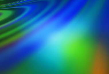 Açık mavi, yeşil vektör parlak deseni bulanıklaştırdı. Soyut renkli gradyan çizimi. Web siteniz için bulanık tasarım.