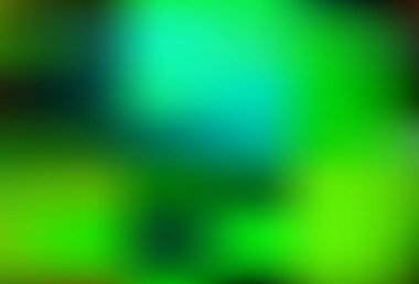 Açık yeşil vektör soyut bulanık arkaplan. Renkli soyut çizimler ve gradyan. İş tasarımınız için yeni biçim.