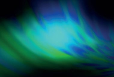 Koyu mavi, yeşil vektör soyut bulanık düzen. Parlak renkli bir illüstrasyon. Marka kitabı için zarif bir arkaplan.