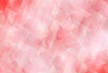 Çokgen biçiminde açık kırmızı vektör arkaplanı. Dikdörtgenli soyut gradyan çizimi. İş ilanınız için akıllı tasarım.