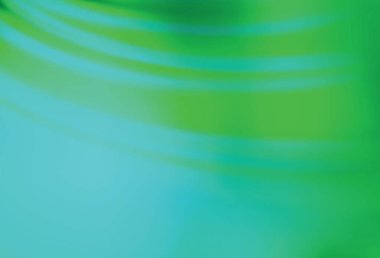 Açık yeşil vektör parlak deseni bulanıklaştırdı. Gradyan tasarımlı, soyut, ışıltılı çizimler. İş tasarımınız için yeni biçim.