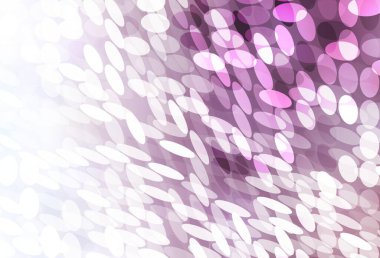 Küreli açık mor vektör deseni. Doğa tarzında bulanık halkaları olan güzel renkli çizimler. İş ilanınız için tasarım.