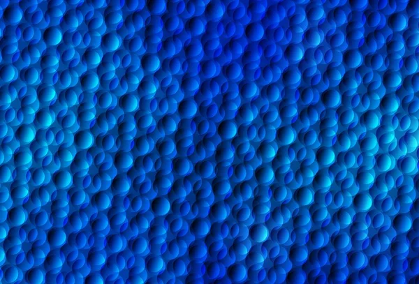 Jasnoniebieska Struktura Wektorowa Dyskami Abstrakcyjna Ilustracja Kolorowymi Bąbelkami Stylu Natury — Wektor stockowy