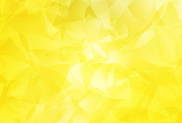 Luz Amarillo Vector Polígono Abstracto Telón Fondo Ilustración Creativa Estilo — Vector de stock