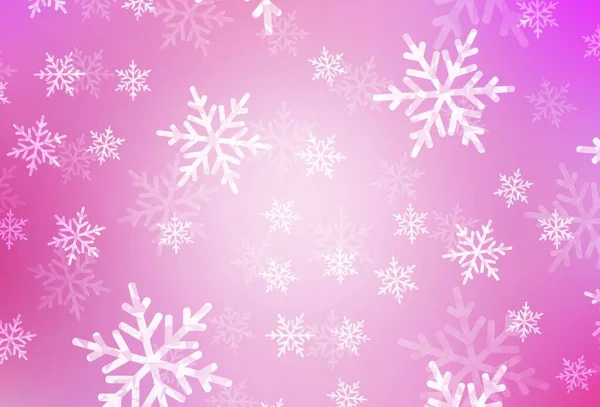 浅色粉色矢量布局为新年风格 现代抽象的圣诞情绪形态 大学海报 横幅的最佳设计 — 图库矢量图片