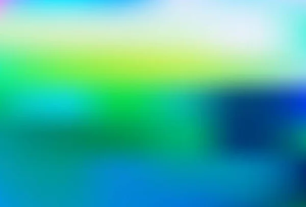 Azul Claro Vetor Verde Desfocado Padrão Ilustração Colorida Estilo Abstrato — Vetor de Stock