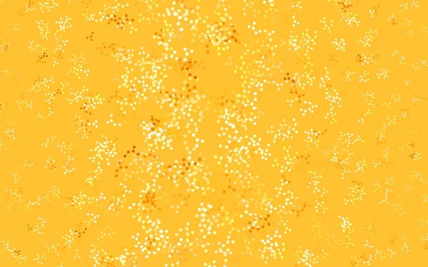 Light Orange Векторный Шаблон Искусственным Интеллектом Структуры Абстрактная Иллюстрация Ссылками — стоковый вектор