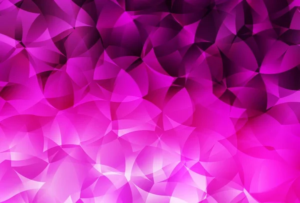 Light Pink Vector Shining Triangular Layout Colorful Illustration Polygonal Style — Wektor stockowy