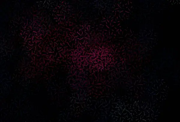 Diseño Vectorial Rosa Oscuro Con Líneas Planas Ilustración Abstracta Brillante — Archivo Imágenes Vectoriales