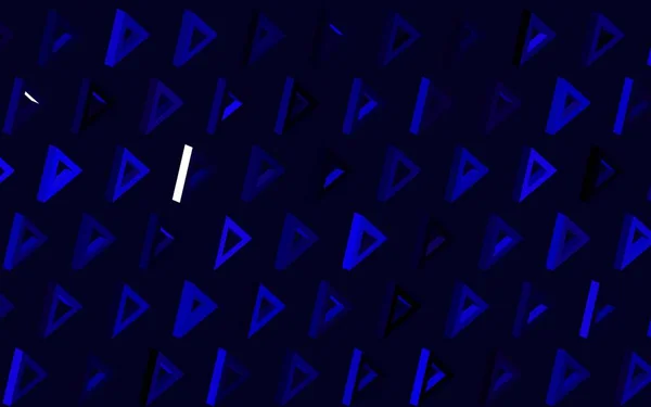 三角形の濃い紫色のベクトルレイアウト 三角形の抽象的なグラデーションイラスト ランディングページのためのモダンなテンプレート — ストックベクタ