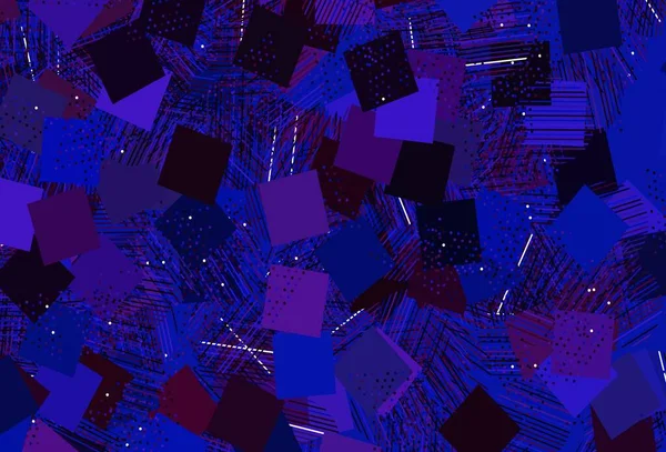 Light Pink Blue Vector Background Polygonal Style Circles Illustration Set — Wektor stockowy