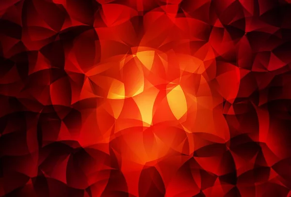 Dark Red Vecteur Abstrait Mosaïque Toile Fond Illustration Polygonale Brillante — Image vectorielle